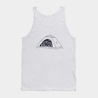 Nature Inside The Camping Tent Tank Top